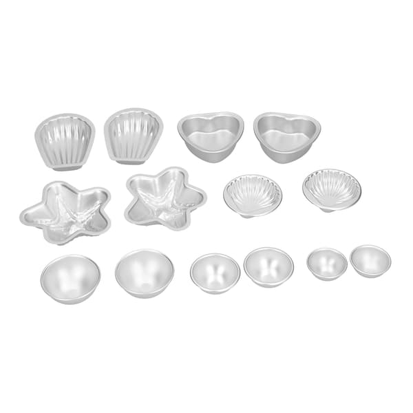 DIY aluminiumslegering badesaltkugleforme letvægts husholdningsismodel kagebageformsæt #22