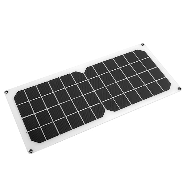 10W 12V Vattentät Monokristallin Solpanel Flexibel Solpanel för Utomhusbruk