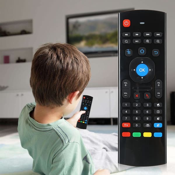 MX3 2.4G trådløs Air Fly Mouse bevegelsessensor infrarød fjernkontroll for TV PC