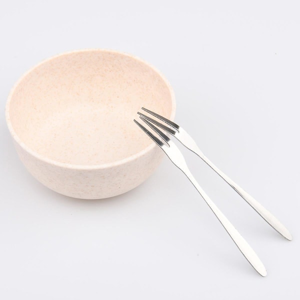 10 304 Rustfri Stål Frugtgafler, Dessertgafler, Salater