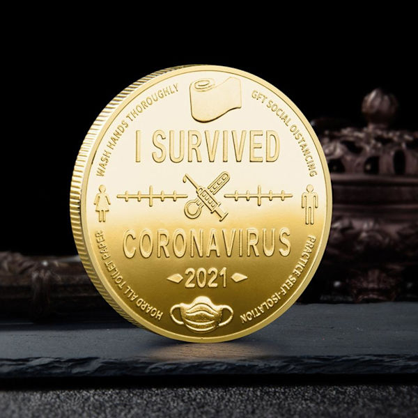 2021 Mindemedalje Anti Epidemisk Mindemedalje Fast Holdbar Overlevelsesmedalje til Venner