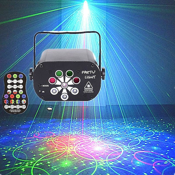 Nordlys Disco Strobe Belysning med Fjernkontroll