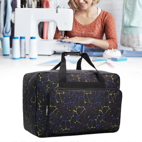 Let håndtaske Hjem Nylon Sy Tilbehør Symaskinetaske Black