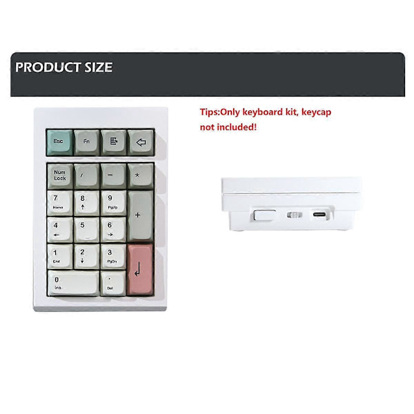 LMK21 Bluetooth Langaton Näppäimistöpaketti VIA Ohjelmoitava Tiiviste