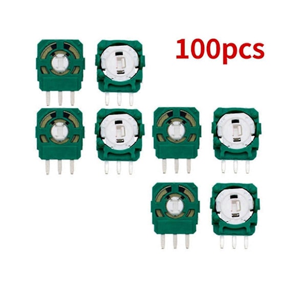 100st Joystick Analog Sensor Modul för PlayStation 5 Kontroller Grön