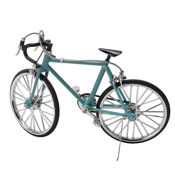 Cykelmodell simulerad levande design vacker utsökt texturerad legering cykel prydnad leksak för present dekoration
