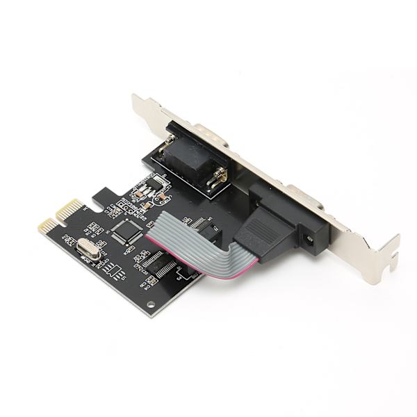 Udvidelseskort PCIE til 2 seriel port konverter adapter controller til Windows/Linux/OS X stationær pc