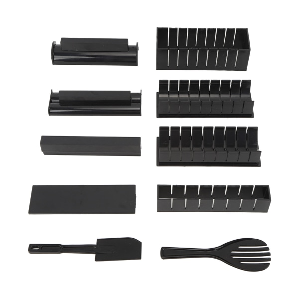 10 Pieces Sushi Maker Kit Sushi Rice Roll DIY Tool Set Sushi Making Tools with Sushi Fork Spatula for Home Kitchen