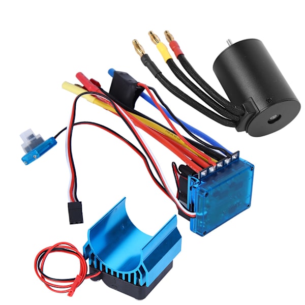 3650 Moottori 3100Kv Harjaton ESC Lämpöalusta Sarja 1/10 RC Auton Malli Tarvike (60A )
