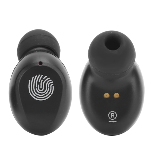 Trådlösa Bluetooth-hörlurar LED-digital display Touch Control Stereo InEar-hörlurar (X36 svart)