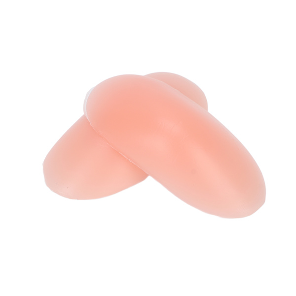 2st Axelkuddar Mjuk Silikon Självhäftande Förhindrar glidning Återanvändbara Shoulder Push Up Pads Hudfärg