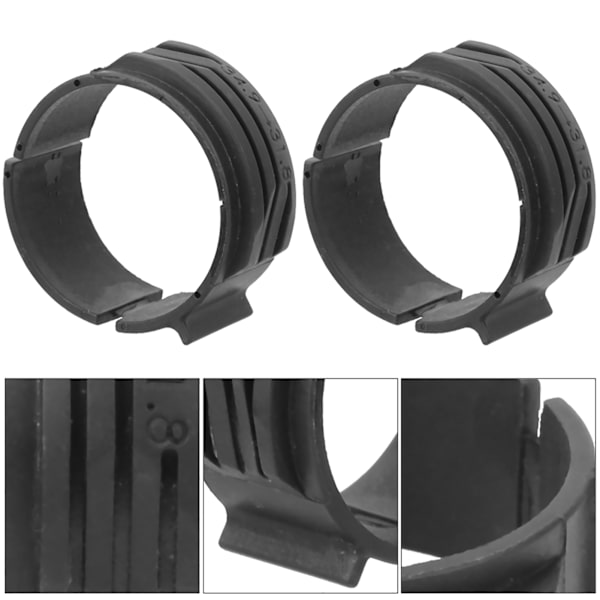 2 kpl ZTTO-pyörän etuvaihtajan muunnoslevy maastopyörä 34,9 mm - 31,8 mm