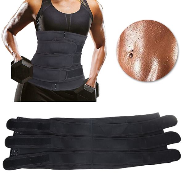 Taljetræner Slankende Kvinder Fitness Corset Åndbar Fitness Bælte Justerbar Body ShaperM