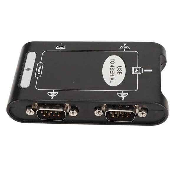 USB til seriel adapter 4 RS232 port COM reservefunktion DB9 kompakt USB til RS232 adapter til Windows 10 8 7