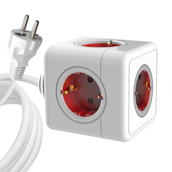 Stikdåse kube uden kabel 5/4 rum multistikdåse adapter Kube 1X -GSL ZD C D