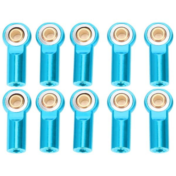 10 stk RC Bil Trekkstang Metallkuleledd Tilbehør for AXIAL SCX10 1/10 Blå