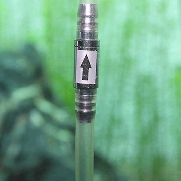 2 Stykker Rustfritt Stål Enveis Tilbakeslagsventil Tilbakestrømningshindrer CO2-Linje 4/6 mm Regulator Rør Diffuser i Akvariumsystem,