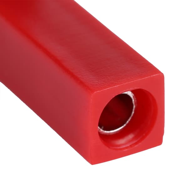 Fullisolert 55 mm krokodilleklemme testkabel for bilbatteri (rød)