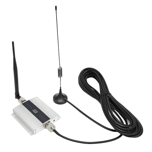 Mobil Repeater til CDMA 850MHz Mobiltelefon Signal Repeater Booster Forlænger 100V til 240V Sølv EU Stik