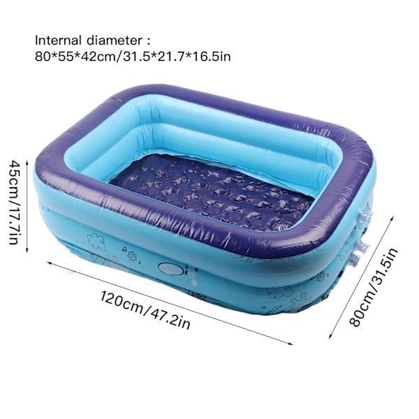 Oppustelig swimmingpool Husholdning udendørs oppustelig pool Sandpool Ocean Ball Pool