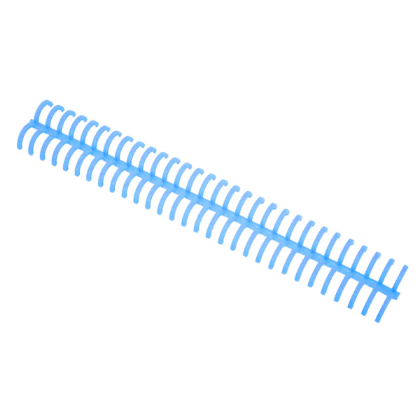 10 st spiralbindningsfjädrar 130 ark kapacitet ryggkam 30 hål 16 mm diameter set kit blå