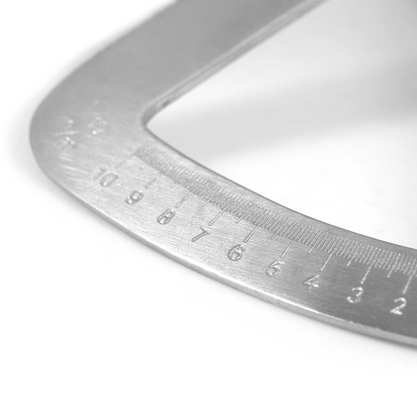 Kronmätare i rostfritt stål Mätverktyg för tandkirurgiska instrument (för metall)