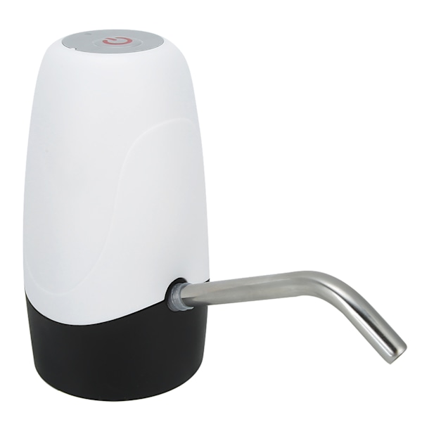 Bærbar elektrisk vandpumpe dispenser drikkeflaske switch USB opladning til hjemmetHvid