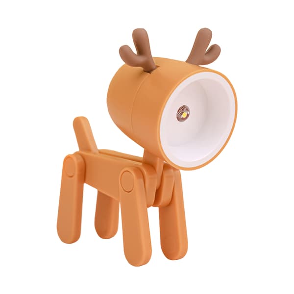 Kreativ LED Kæledyrs Natlampe - Ny Version OrangeOrange