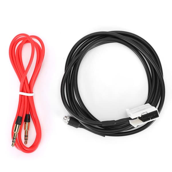 Aux lydadapter bil Bluetooth musikkabel 3,5 mm jack passer til Octavia med RCD510/RCD310