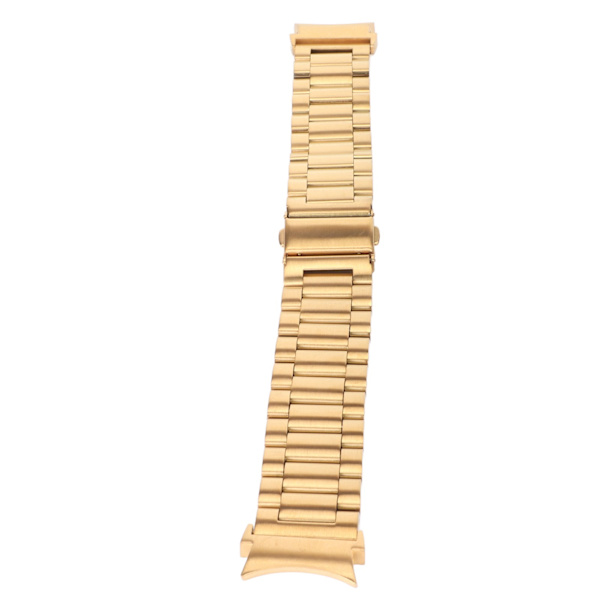 Urrem i rustfrit stål kompatibel med Galaxy 4 Quick Release Solid Metal Urudskiftningsrem Guld