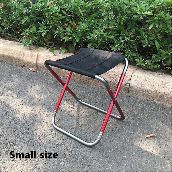 Sammenklappelig Cloud Camping Skammel - Mini Foldbar Udendørs Stol - Bærbar Stol - Letvægt - til Fiskeri, Camping, Rejser, Vandring, Strand, Grill (Small)