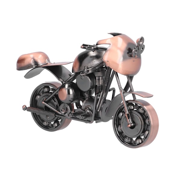 Motorcykel Model Retro Bronze Klassisk Utsøgt Hjem Dekorative Håndværk Ornament