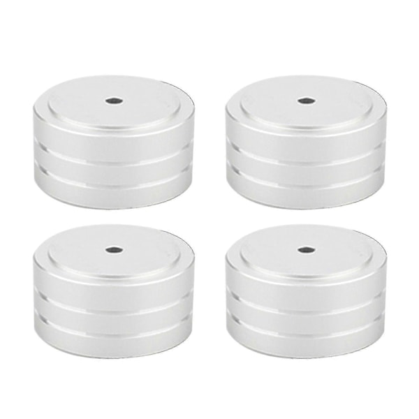 4X aluminium förstärkare högtalare isoleringsfötter stativ golvskydd skivspelare dyna 40x20mm_SZXM Guld