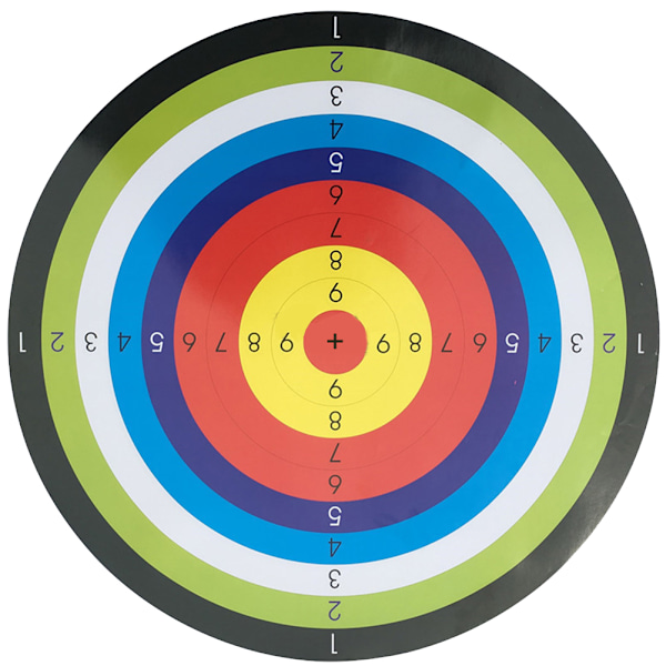 1 stk skyteskive for jakt, hardpapir, treningsutstyr for bueskyting