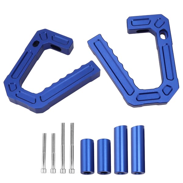 Bilvei Front Grab Håndtak Aluminium Legering Erstatning for Jeep Wrangler JK 2007-2018 Blå