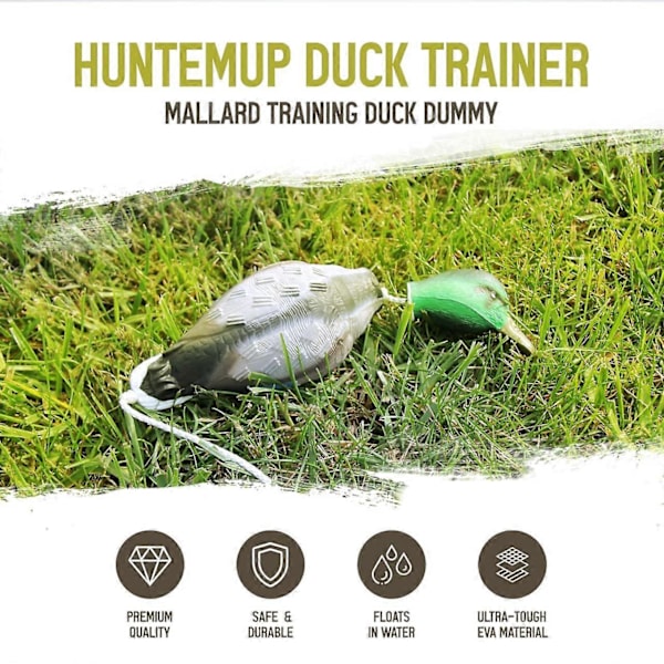 Den Ultimative Andehundetræningsdummy - Hound Dead Mallard - Ideel til Effektiv Hundetræning - GSL 1 stk