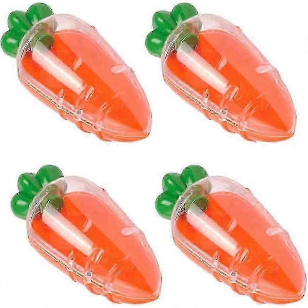 6 Stycken Morotsformade Godisförvaringslådor Festpresentbehållare (Orange) FÄRG 3