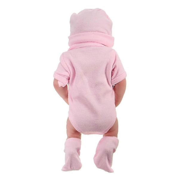 Babydocka Mjuk Silikon Vacker Livslik Söt Pojkdocka
