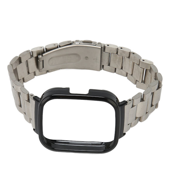 Watch Case Band 2 i 1 Justerat watch i rostfritt stål för Redmi Watch 3 Silver