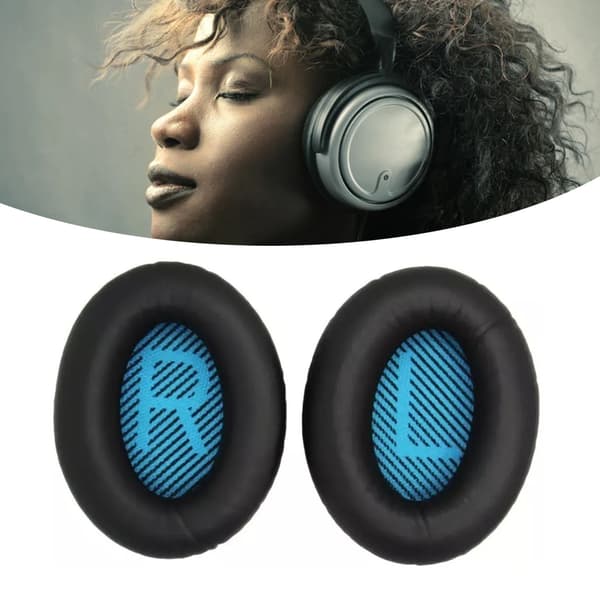 2 stk. Øreputer Profesjonell Erstatning Myke Hodetelefonputer Kompatible for QC15 QC25 QC35 AE2 AE2I AE2W