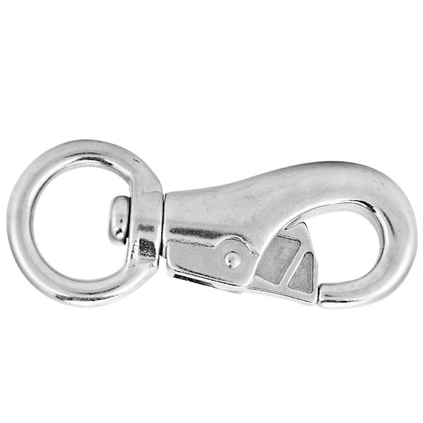 99 mm 304 rustfritt stål dykkerkrok Svingbar snapkrok for hundebånd