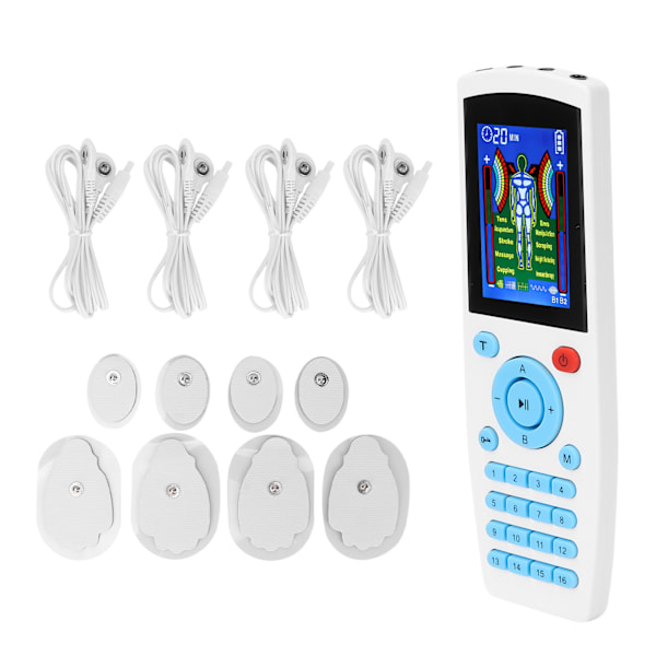 EMS TENS muskel stimulator enhet maskin 16 lägen puls massager för naturlig smärtlindringsterapi 110‑240VAU-kontakt