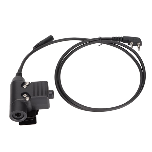 Militärhjälm Headset Motorcykel Hörlurar med U94 PTT Finger Mic för Icom V8 V80 V82