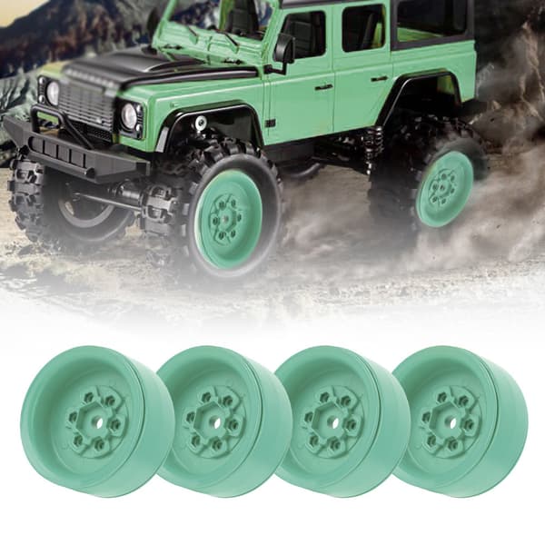 4 stk. 1,9\" alufælge Beadlock-nav til TR-4 1/10 RC Crawler Bil Grøn