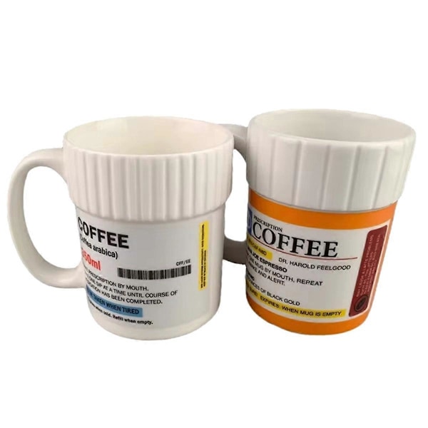 Kopp Medisinflaske Kle Seg Ut Kaffe Tekopp Krus Elsker Samling Gave Som Vist