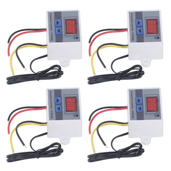 4 kpl LED digitaalinen lämpötilansäädin Lämmitys Jäähdytystermostaattikytkin Moduuli 12V 120W