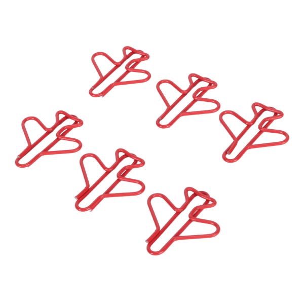100 stk. Planformede papirclips Søde anti-slip multifunktionelle til notebooks Office File Organization