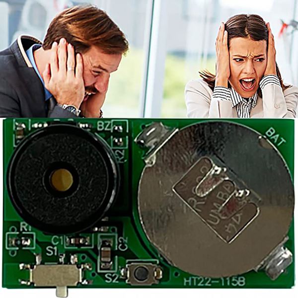 PCB-hälytin, ärsyttävä piippauslaite, hauska piilotettu melugeneraattori, toimistopila