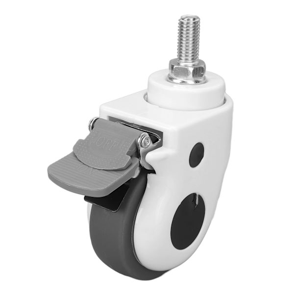 Drejelige hjul Hjul Heavy Duty Bremse TPR Nylon 154 Lbs 3 Tommer Mindre støj Medicinsk Bordhjul Hjul til skrivebord