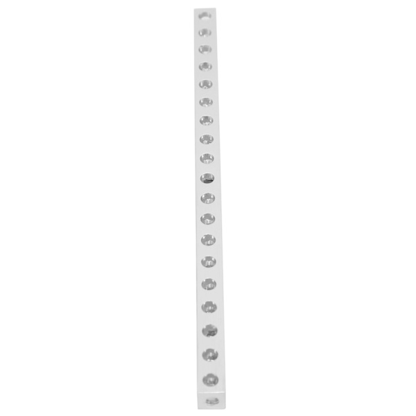 Alumiininen ekstruusioprofiili LS-muotoinen palkkirobottitarvikkeet 19 reikää 8x8mm 310600190152